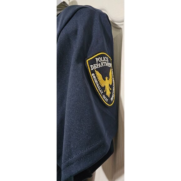 Sexy Police Costume XL Catsuit Handcuffs Badge Hat Cap Hot Cop Naughty Officer - Picture 5 of 10